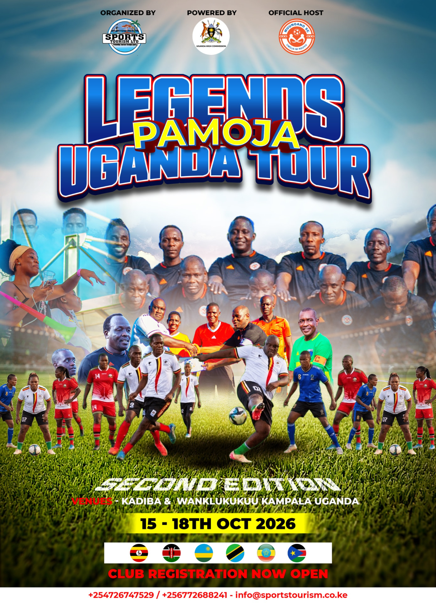 Legends Pamoja – Uganda Tour 2026