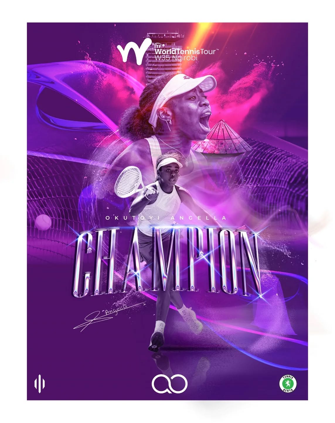 A New Year Gift to the Nation: Angella Okutoyi Crowned Champion at ITF W35 Nairobi