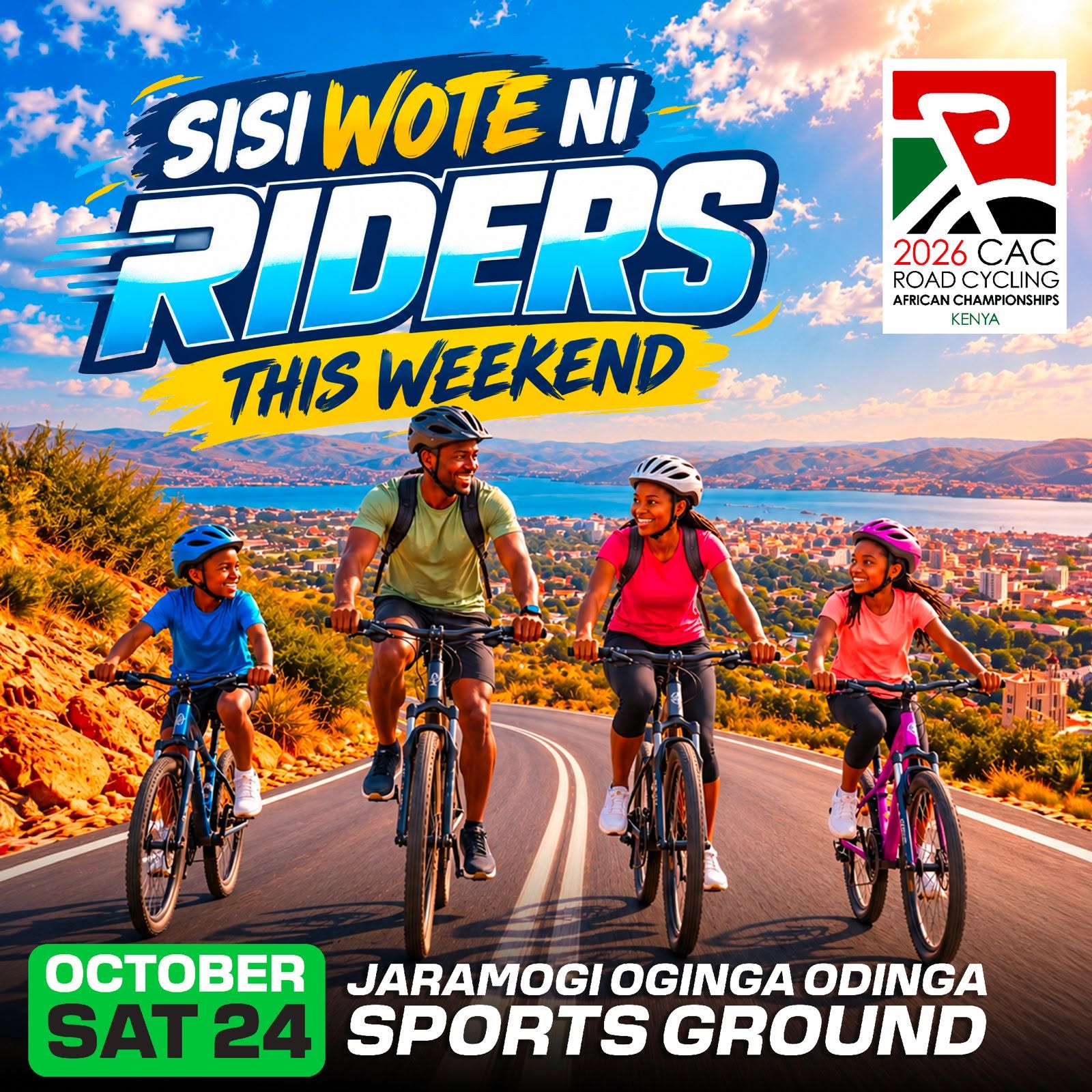 Kisumu, This Saturday — Ride Like the Elites at the CAC Fun Ride!