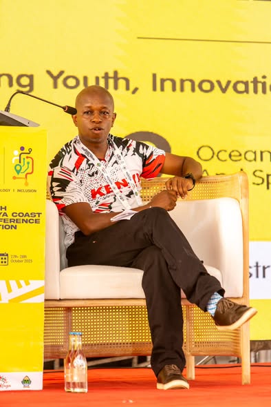 Paul Mutua on the panel at the UG-KE Coast Tourism Conference 2025