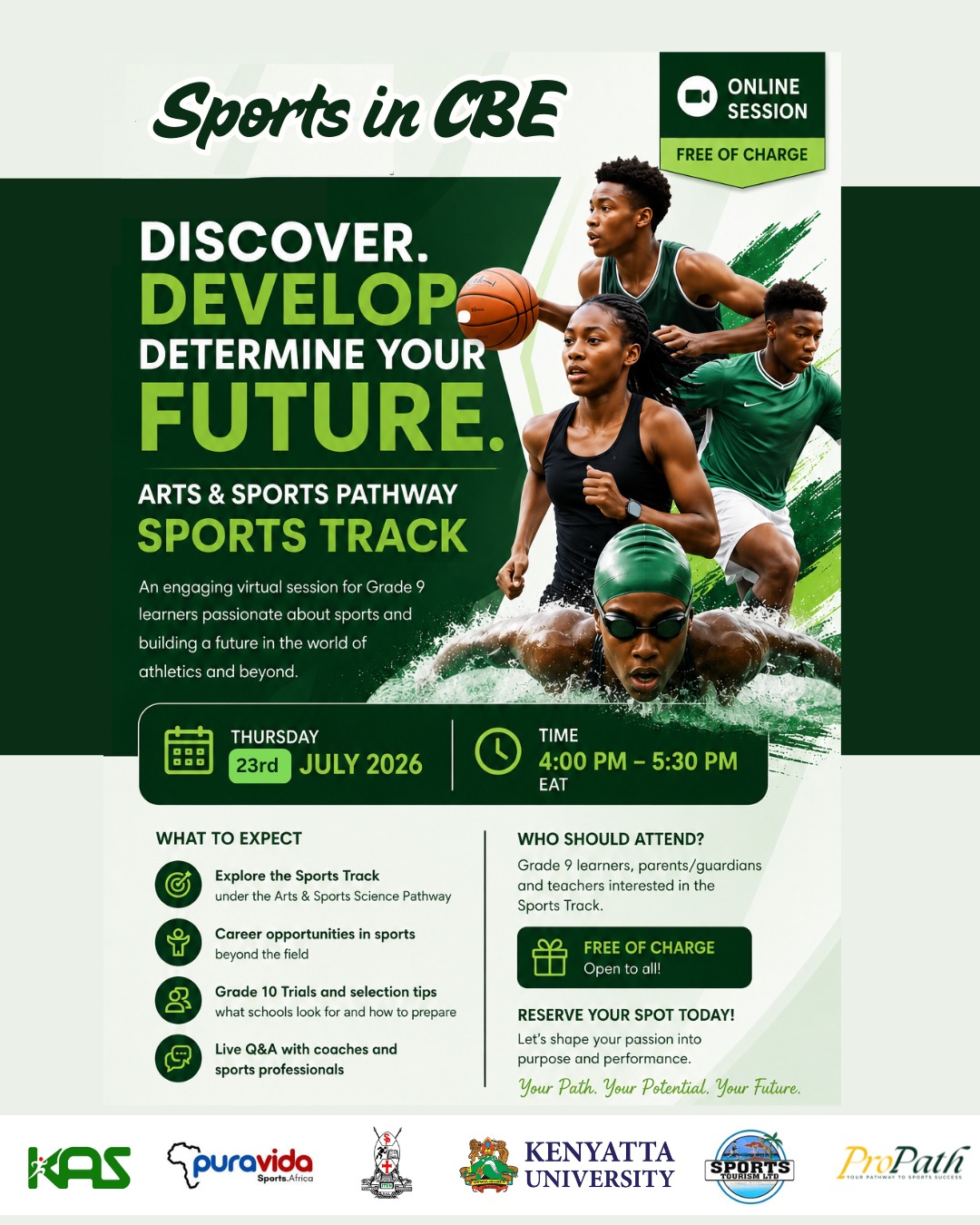 Grade 9 Learners, Parents, Teachers & Coaches – This Is For You!