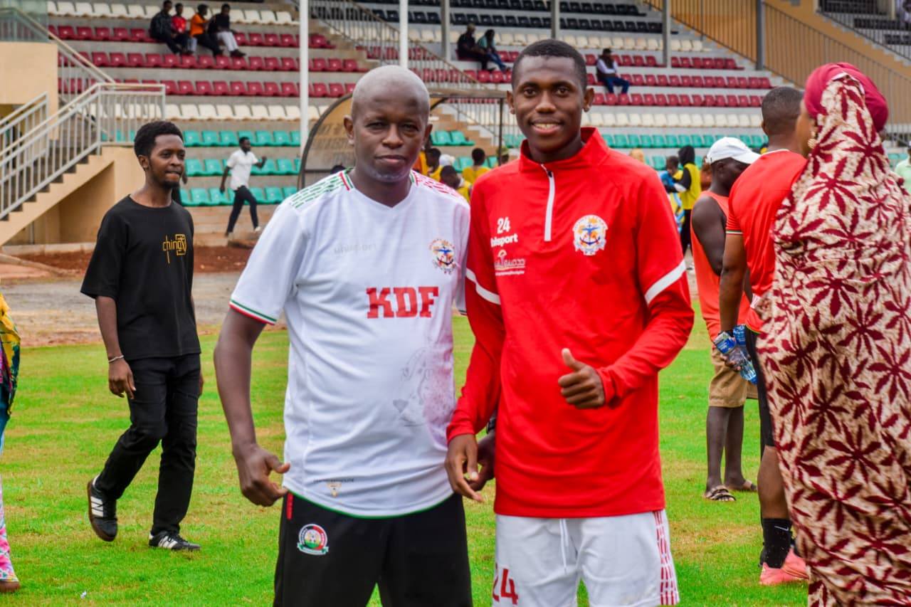 Player and coach post-match