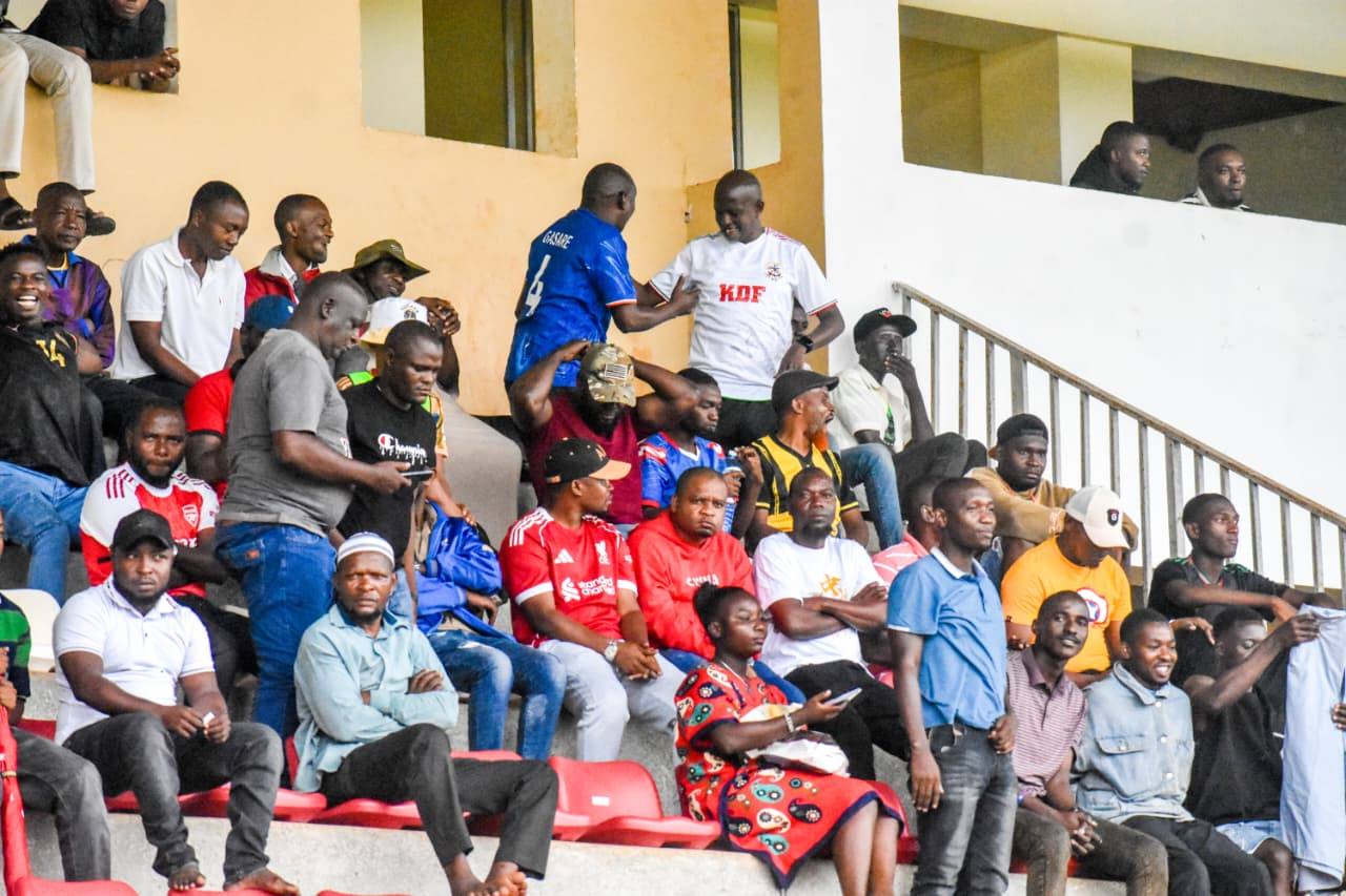 Supporters filling the stadium